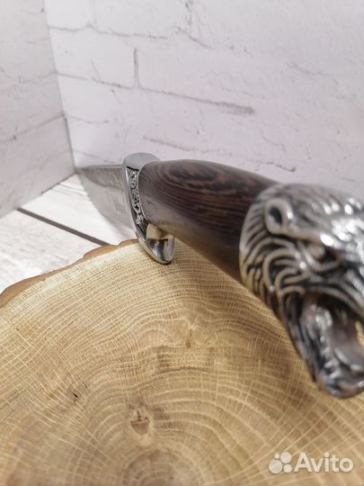 Нож охотник волк