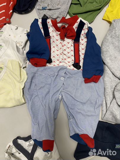 Продам огромный пакет вещей на мальчика 0-6 мес