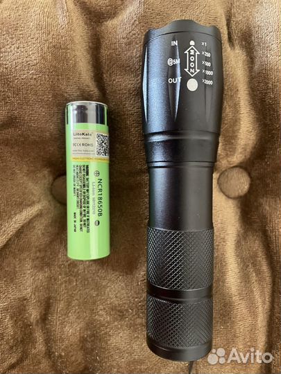 Фонарь - прожектор с зумом (увеличением пятна)