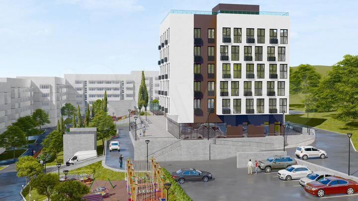 2-к. квартира, 67,9 м², 2/5 эт.