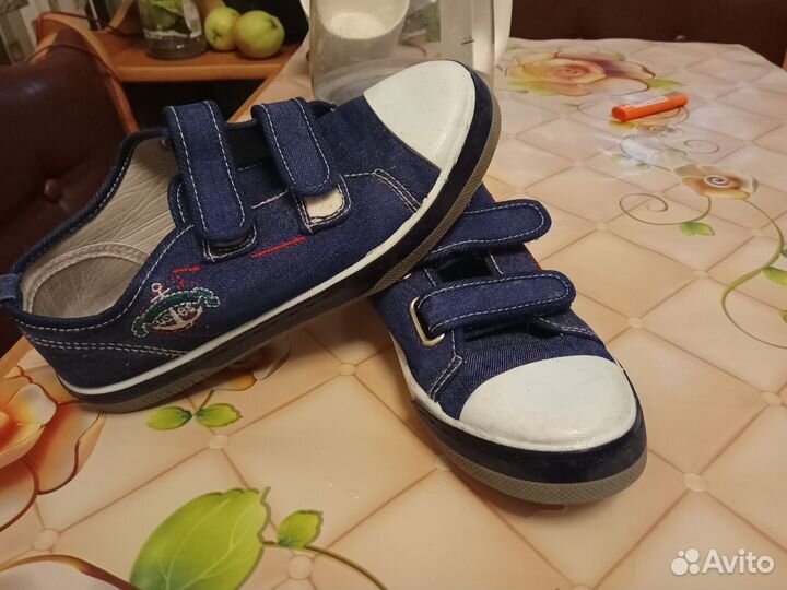 Джинсовые кеды