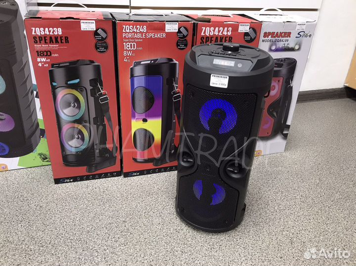 Портативная блютуз колонка 40см арт.411