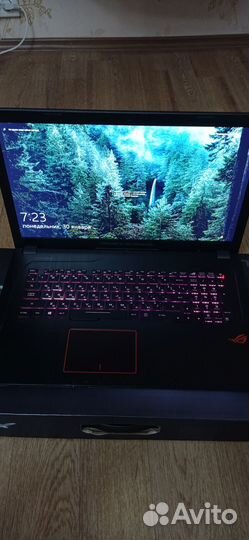 Игровой ноутбук asus rog strix