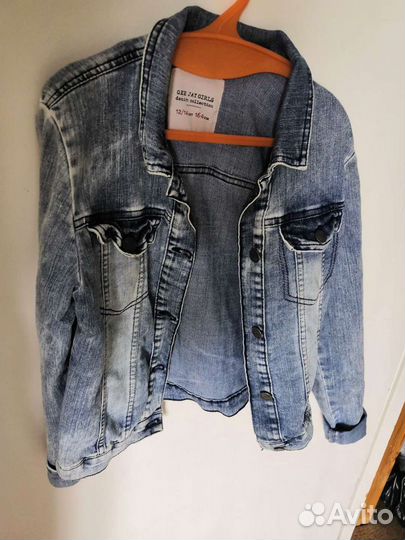 Джинсовая куртка для девочки