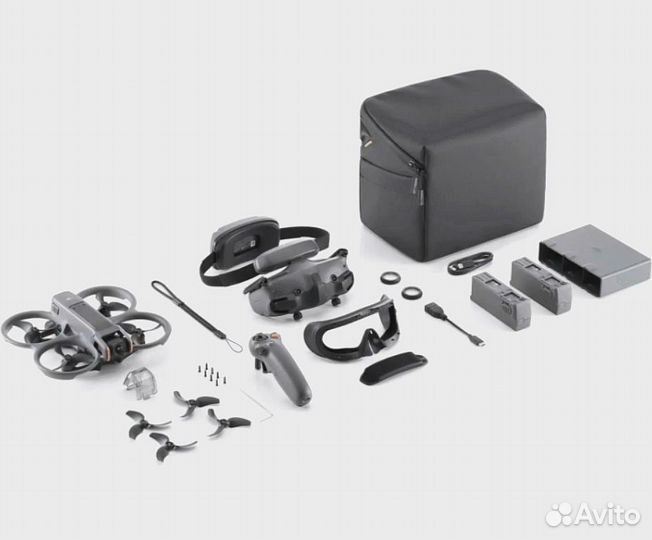 Дрон DJI Avata 2 Fly More Combo (Three Batteries) - модернизированная версия