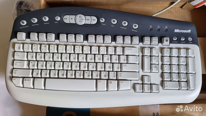 Две ретро клавиатуры Ok 100M Din 5, Microsoft PS/2