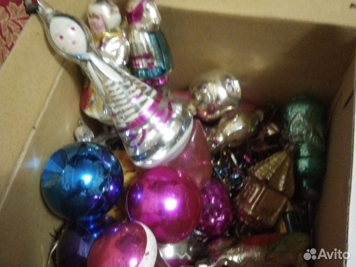 Елочные игрушки СССР советские