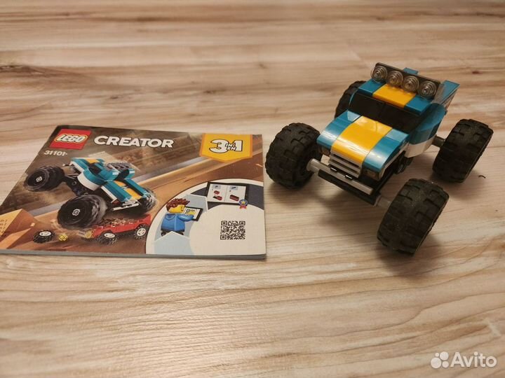 Lego Creator 31101 3 в 1 Монстр-трак