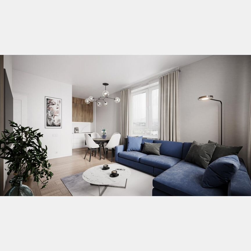 1-к. квартира, 43,7 м², 12/13 эт.