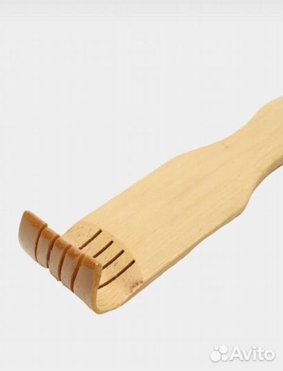 Деревянная чесалка для спины, массажёр роликовый