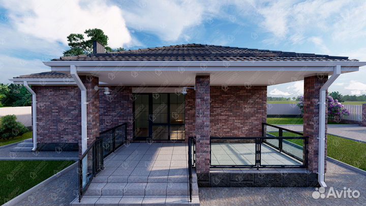 Строительство дома 137,5 м², 3 спальни, 2 с/у