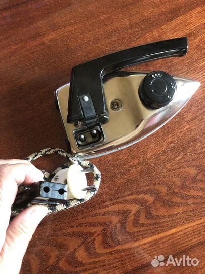 Утюг дорожный СССР складной