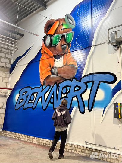 Граффити оформление, роспись стен,художник