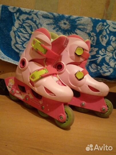 Роликовые коньки детские с защитой