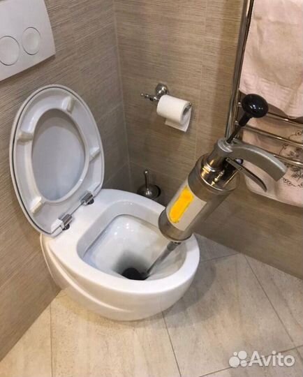 Устранение засоров Прочистка канализации