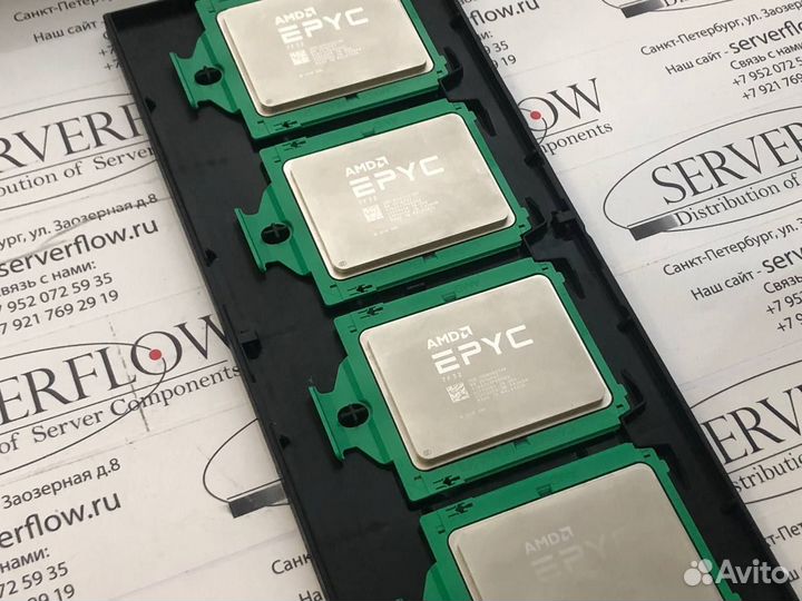 Epyc 7F32 7F52 7F72 AMD высокочастотные CPU SP3
