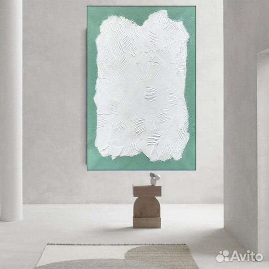 Картина маслом текстурная абстракция