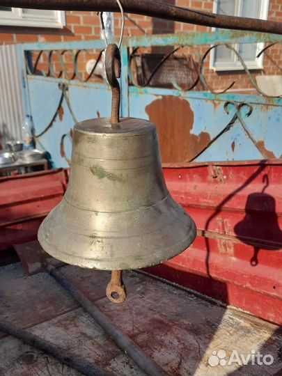 Рында старинная. Посеребрение