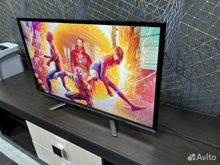 Большой яркий SMART TV Haier 81см, Wi-Fi