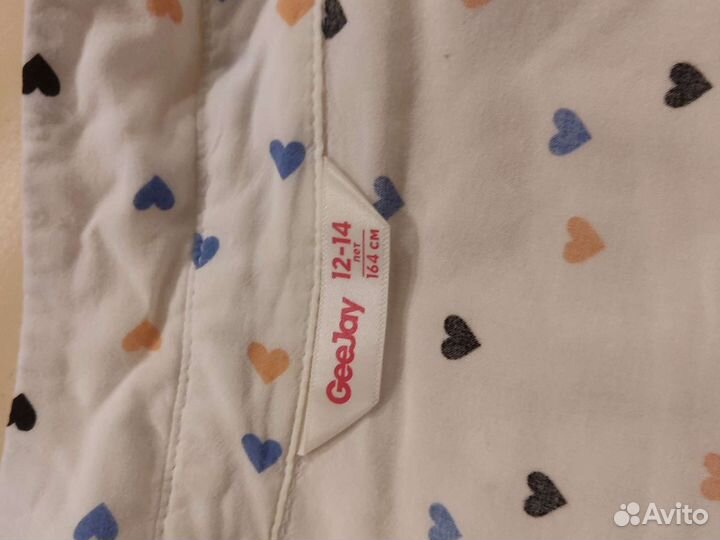 Рубашка блузочка детская, 12-14 лет gee gay