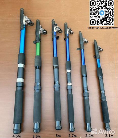 Телескопические Спиннинги-удилища и др