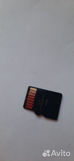 Карта памяти MicroSD kingston kanvas 64 gb