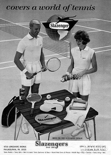 Теннисная ракетка Slazenger Jupiter винтаж 60-е гг