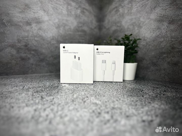 Блок + Кабель Type-C - Lightning/ Power Adapter