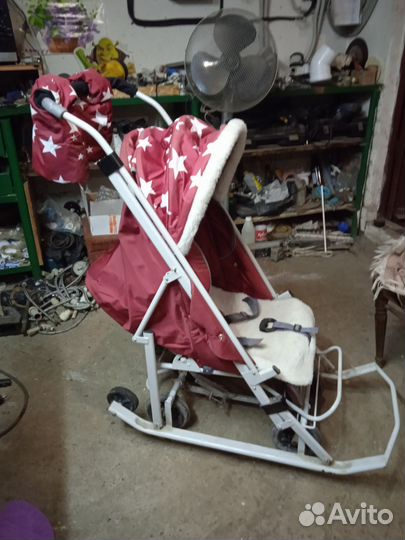 Коляска санки