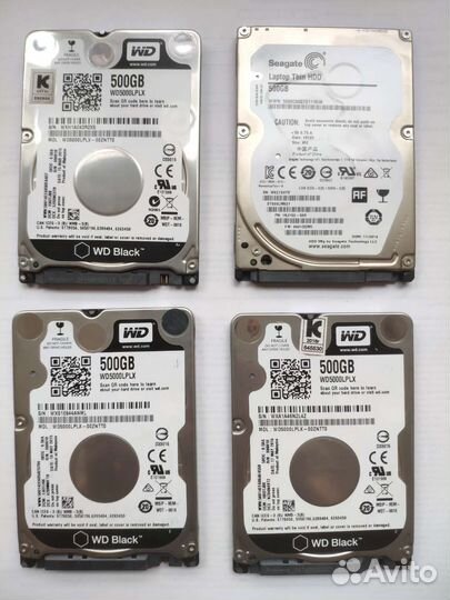 Жесткие диски 2.5 500gb WD Black