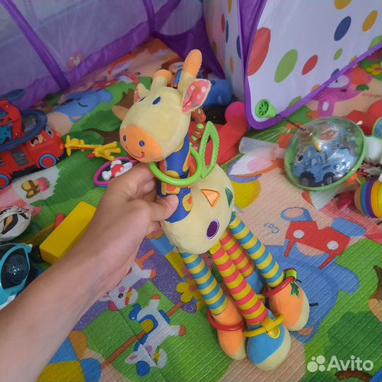 Жираф погремушка