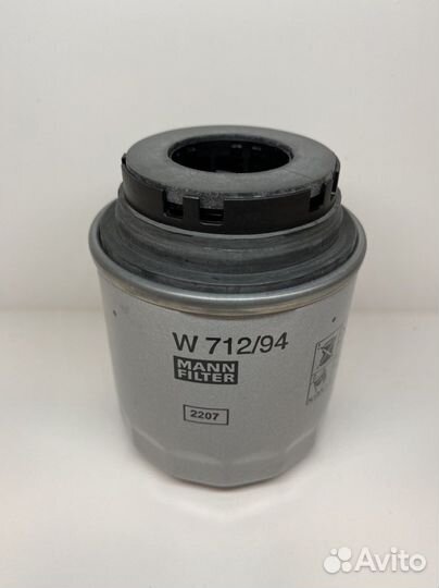 Масляный фильтр mann-filter W712/94 1.2L-1.6L VAG