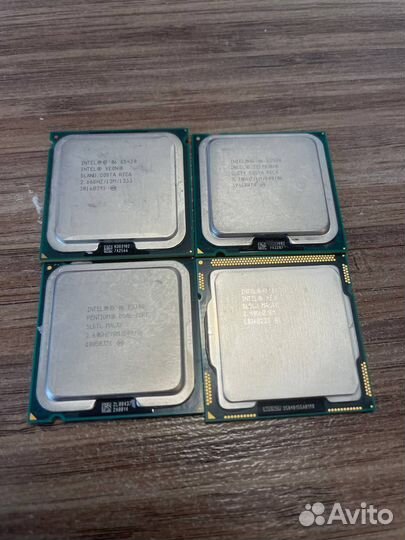 Процессоры Intel Xeon, Core, Celeron и др