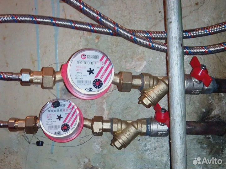 Поверка, замена, пломбировка счетчиков воды