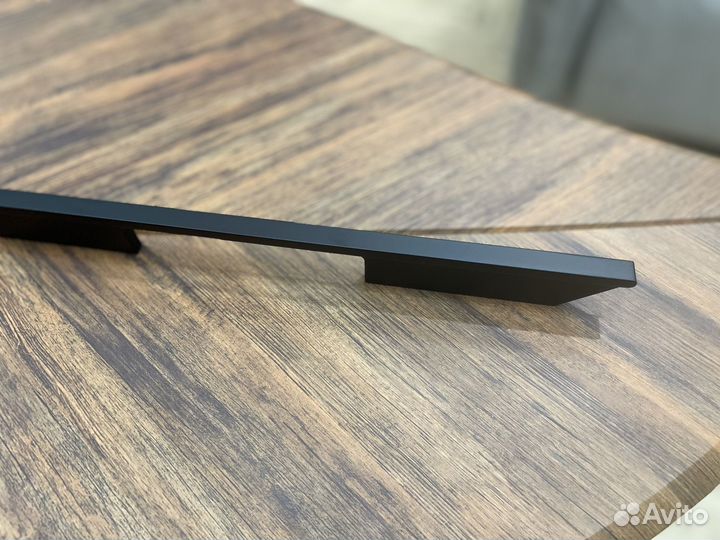 Мебельные ручки скобы черные 150-1200 мм