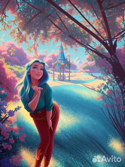 Аватарка в стиле барби