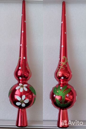 Верхушки СССР на ёлку большую и среднюю