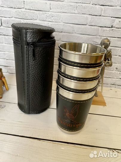 Стаканы дорожные металлические