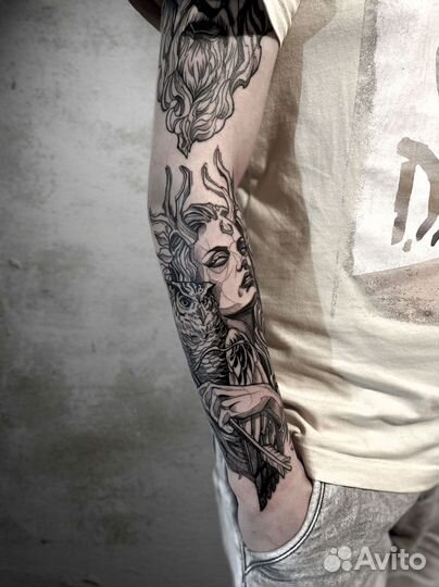 Тату, Татуировка, Перекрытие татуировок, Tattoo