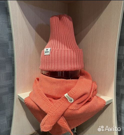 Комплект шапка и шарф