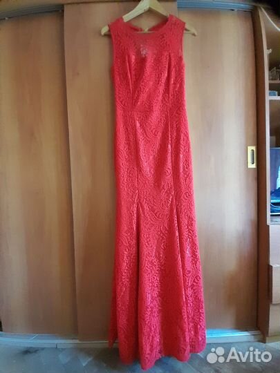 Платье на рост 172см, в пол. Гипюр. Новое. 2019г