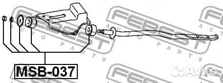 Втулка передней тяги комплект