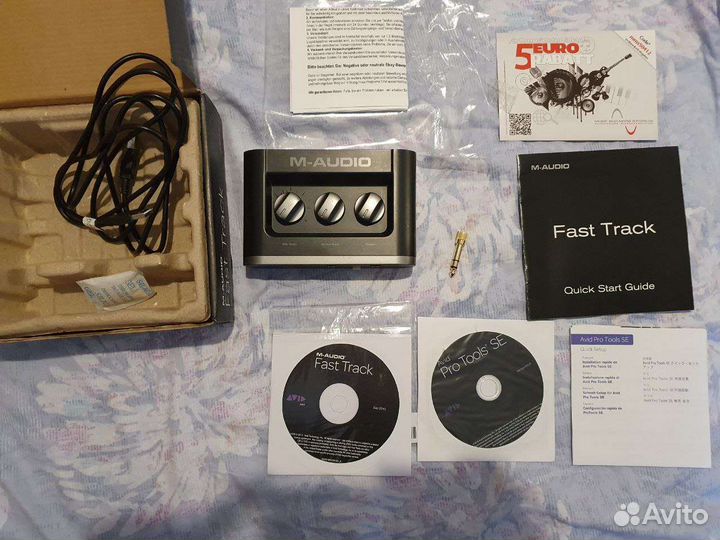 M-audio Fast Track аудио-карта