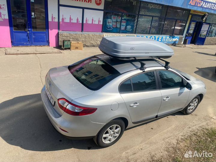 Багажник бокс на крышу Магнум 420 сер карб быстрос