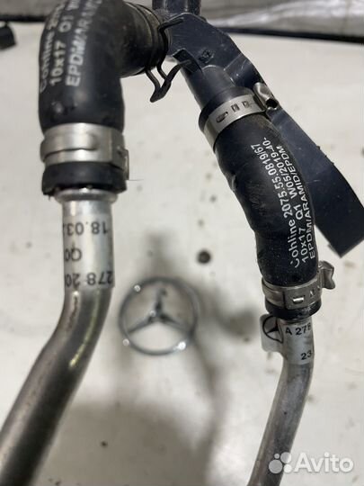 Патрубок охлаждения турбины Мерседес 166 x166 M278