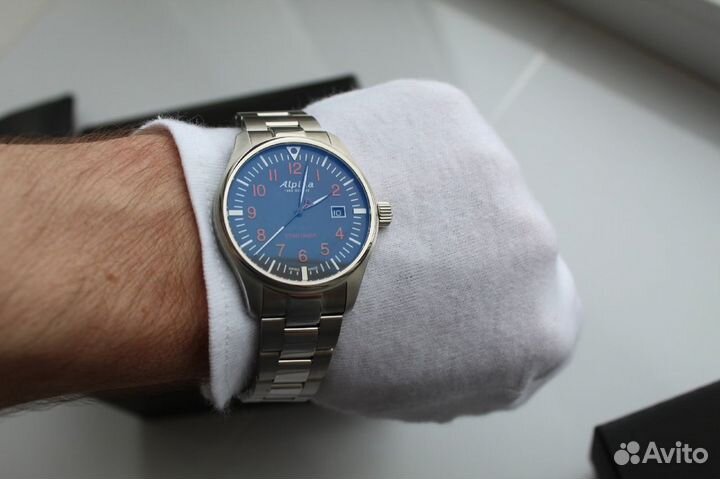 Часы мужские Alpina Startimer Pilot AL-240N4S6B об