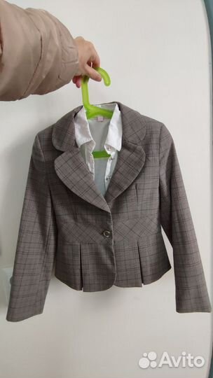 Школьный пиджак для девочки 28 р. 7-8 лет