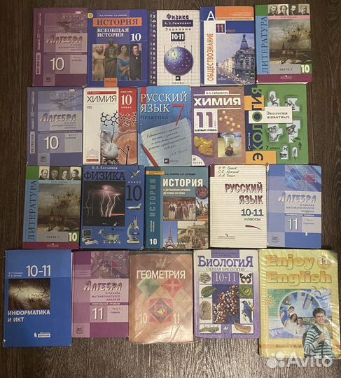 Учебники 10-11 класс
