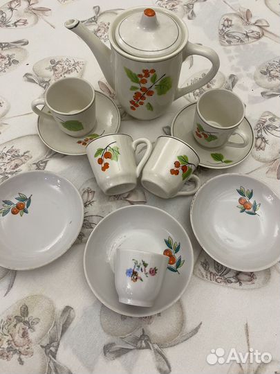 Сервиз чайный/кофейный Гжель
