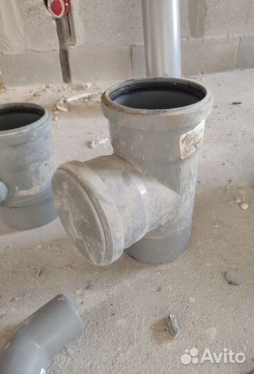 Трубы / уголки канализационного стояка (1 м)